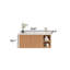 36' Single Bathroom Vanity Base Only, Top And Cabinet, No Ceramic Basin-136935777-136935779