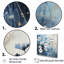 «White and Blue Fields of Wildflower Beauty» sur impression sur toile-1720208196-1720208197