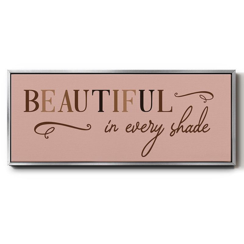 Every Shade - Toile encadrée, H 24 po x l 60 po