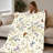 1Pcs Botanical Floral Butterfly Print Flannel Blanket – Single-Sided;Art DesignIdeal for Home DecorationAvailable in Multiple SizesPerfect Sofa and BedA Decorative Accent Piece. Bedding and sofa items-136363146