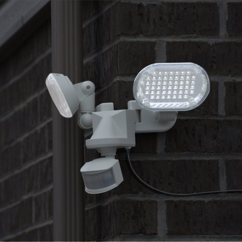 100 LED Solar Motion Activated Security Light with Corner Mount Feature