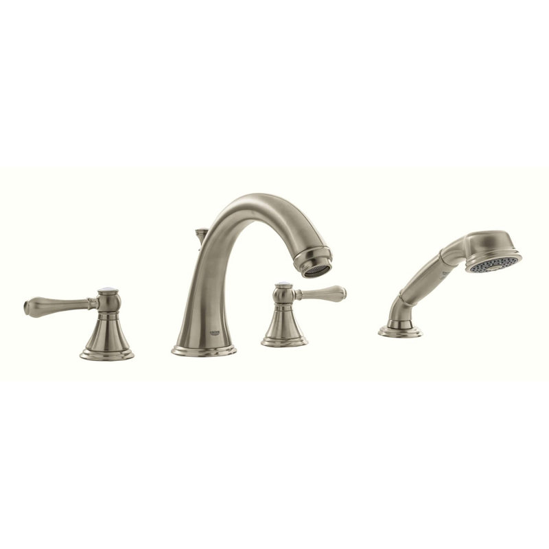 Geneva Lever Handles, Brushed Nickel Infinity
