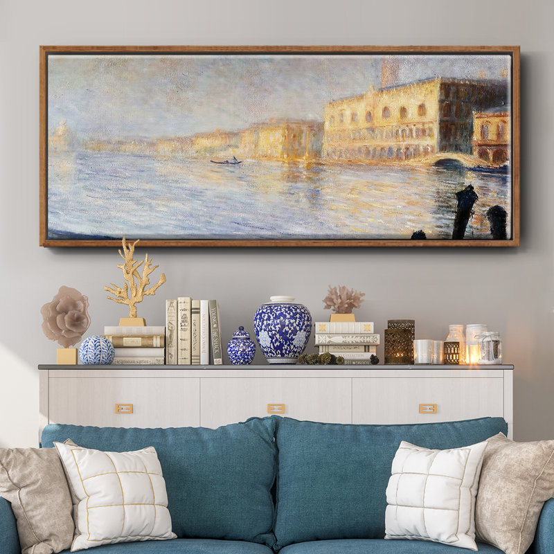 The Doges' Palace, 1908- Framed Canvas, 20" H x 50" W