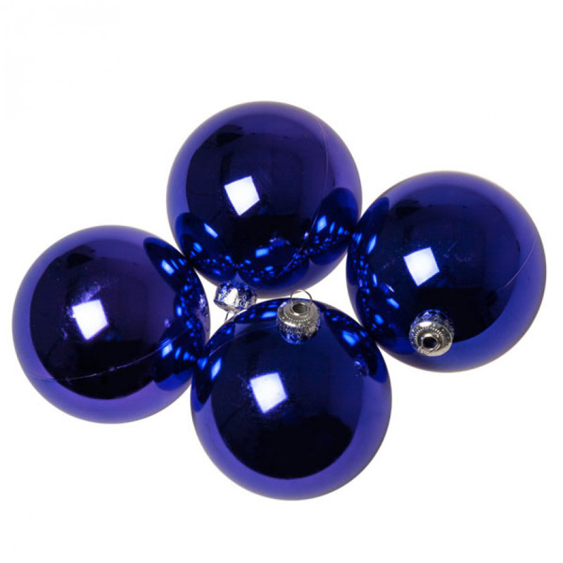 10cm Bauble, Purple Shiny