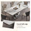 Table de salle à manger 78,74 po-129911316