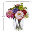 Centre de table pivoines dans un vase