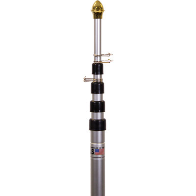 Simsbury Aluminum Adjustable Telescoping Flagpole