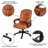 Big & Tall LeatherSoft Ergonomic Office Chair with Padded Armrests-1508816087