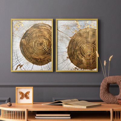 ABSTRACT Series CXLII - Reproduction encadrée de qualité supérieure - prête à être accrochée - aucun clou requis - aucun clou requis