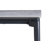 Glossy Rock Table With Black Legs,Sintered Stone Dining Table,Family Dining Table For 6-8 People
