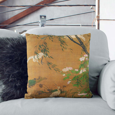 Floral Square Throw Cushion