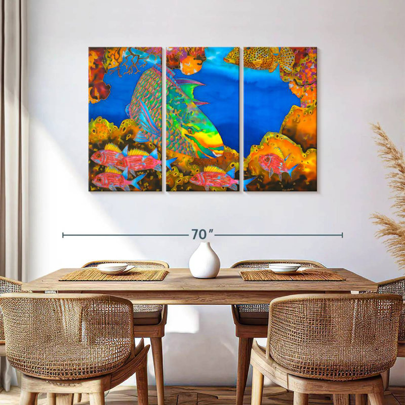 Under Jade Mountain, 36" H x 57" W