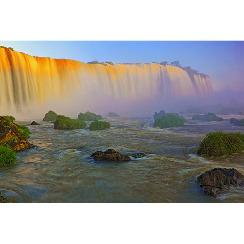 Impressive Iguacu Falls by Agustavop - Wrapped Canvas Print, 51cm H x 76cm W