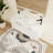 Dalmahoy 48" Bathroom Vanity with Sink, 48 Inch Floating Vanity, Double Sink Wall Mounted Vanity Combo, Modern White Bathroom Vanity Set with 3 Doors and Ceramic Basin Sink-1997229798-1992125900