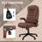 HOMCOM High Back Vibration Massage Office Chair With 6 Vibration Points-366593431