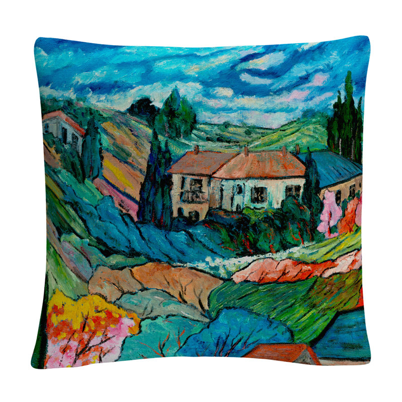 Coussin décoratif maîtres Fine Art Valley House