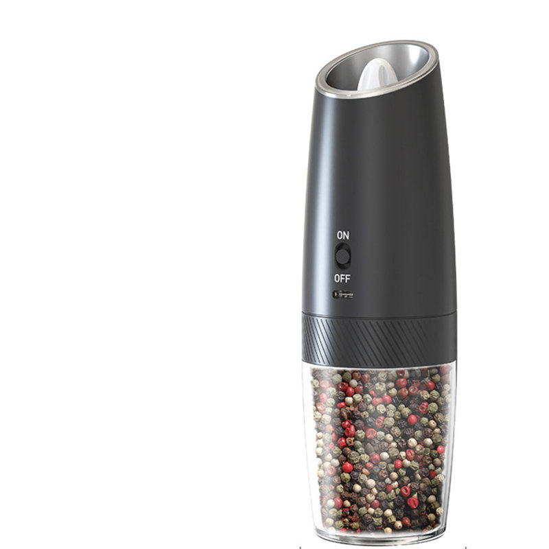 2 Pack Electric Salt And Pepper Grinder With LED Light Rechargeable