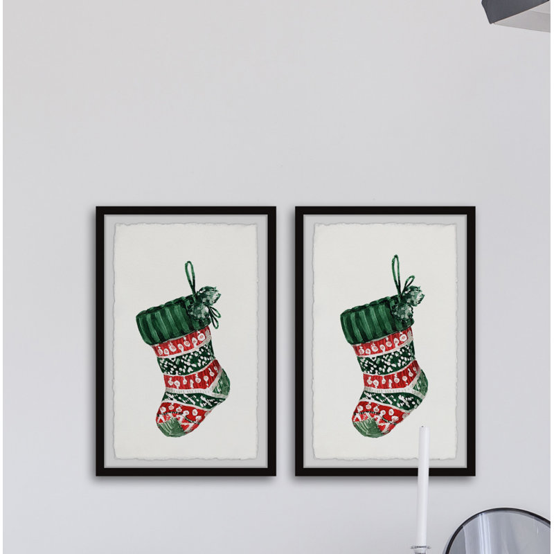 Chamberlain Chamberlain The Socks Are Hung - 2 Piece Single Picture Frame Painting, 61cm H x 122cm W x 3.81cm D