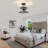 Ivanas 3 - Light Modern Glass Drum Semi Flush Mount Ceiling Light Fixture for Dinning Room Living Room Bedroom Hallway Entryway Kitchen-1500256739