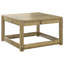 Garden Footstool with Cushions Impregnated Wood Pine
