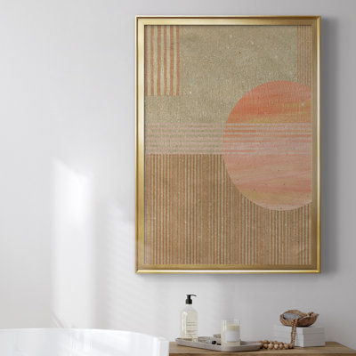 Adobe Sunrise II, toile encadrée de qualité supérieure - prête à être accrochée
