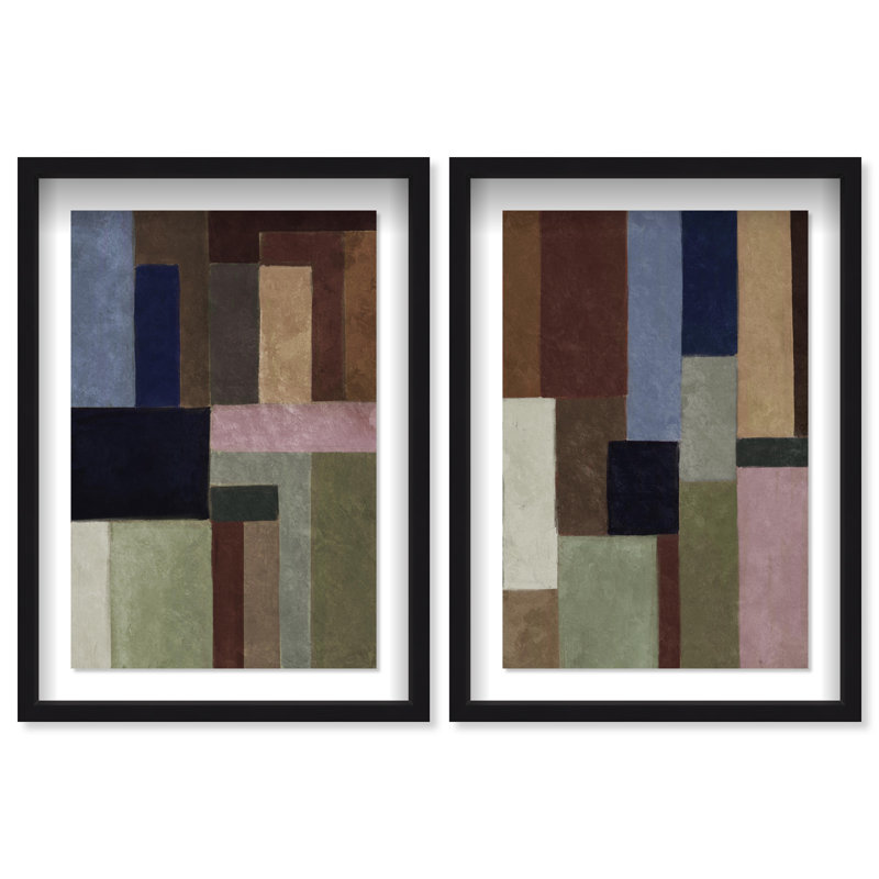 The Perfect Fit Set Set by Oliver Gal, 25.5" H x 17.5" W, Black Shadowbox