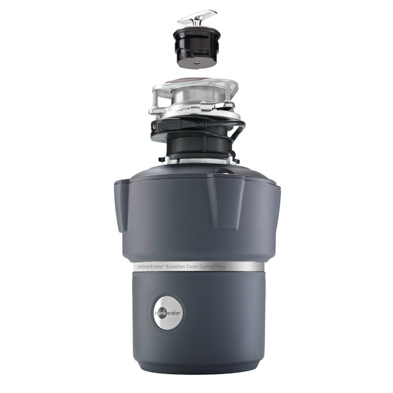 Evolution 3/4 HP Batch Feed Garbage Disposal, Power Cord Not Included