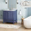 Meuble-lavabo autoportant avec lavabo-472220835