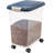 25 Lbs WeatherPro Airtight Small-Pet Food Storage Bin Container with Casters, Navy