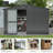 Metal Portable Storage Shed-96151852-96151850