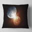 Baiser entre deux planètes - coussin imprimé abstrait-29827341-29854306