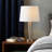Decorative Metal Cone Bedside Table Lamps for Home Accent - Desk Lamp for Small Bedroom or Living Room - Set of 2, 25", Silver & Metallic