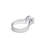 Clear Button Shower Curtain Hook