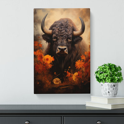 Buffalo Romanticism - Wrapped Canvas