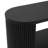 Modern Slim Entryway Console Table with Open Shelf – Elegant Wood Grain Sofa Table-233755720