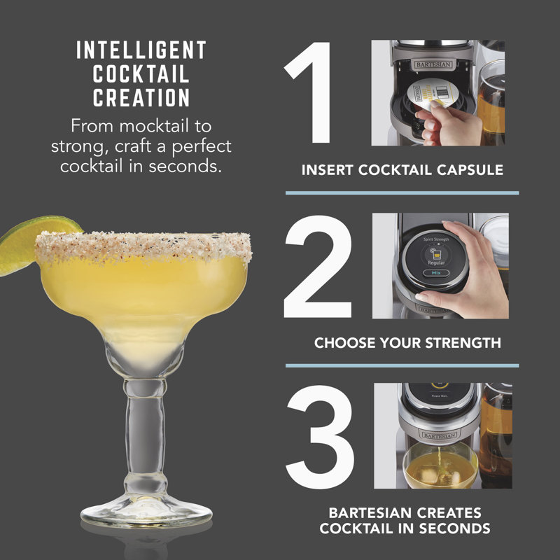 Bartesian Duet Cocktail Maker + 4-Pack Capsule Bundle