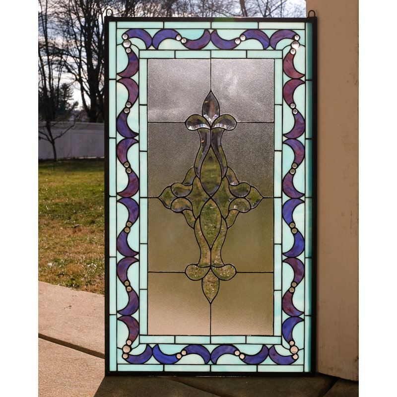 Panneau de vitrail biseauté Tiffany