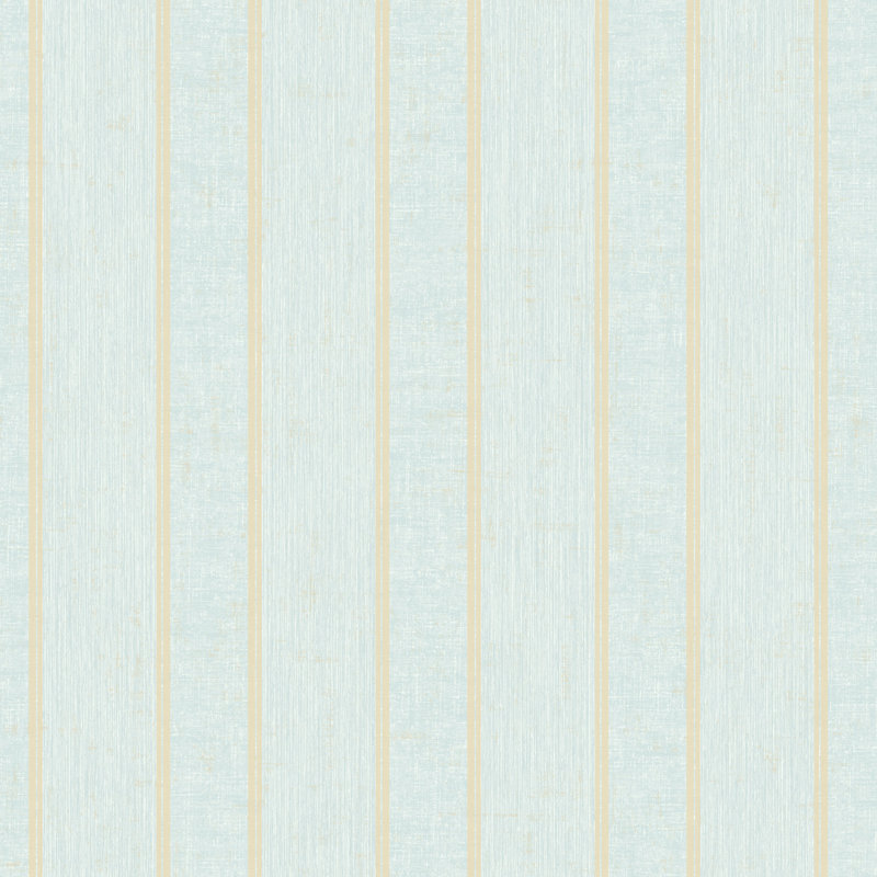 Summer-Louise Stripes 10m x 53cm Wallpaper Roll, Aqua