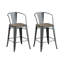 Counter Stool with Metal Frame-1540992961