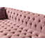 Lorena Pink Velvet Sectional Chaise-92113158