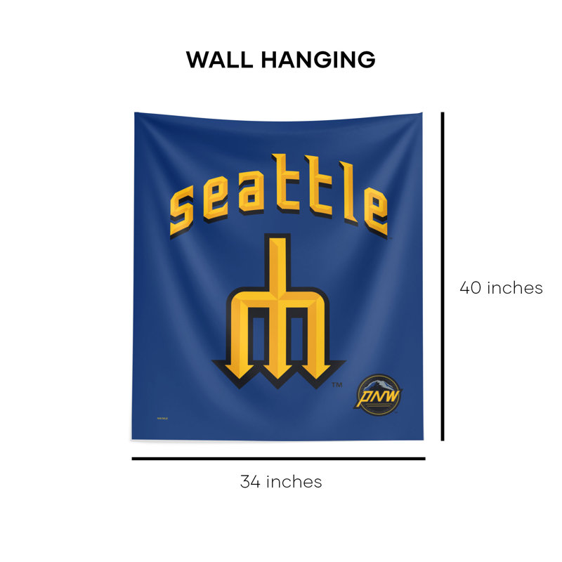 Polyester Wall Decor on Wall Hanging, 34" H x 60" W x 0.50" D