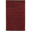 Chelsea Wool Geometric Area Rug in Cranberry-1217238629