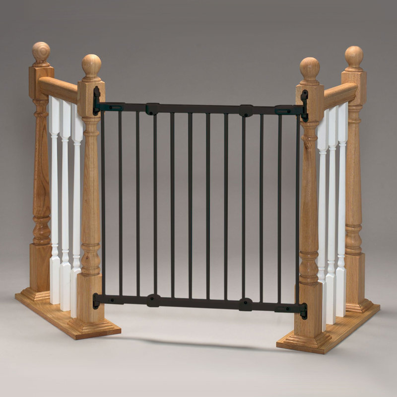 Angle Mount Safety Gate, Black