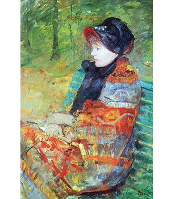Profil de lydia par mary cassatt-imprimé