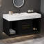 Meuble-lavabo de salle de bain avec lavabo en céramique-524995902