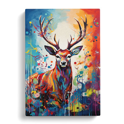 Deer Expressionism - Print