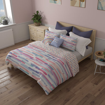 Ensemble de courtepointe réversible en microfibre Smoothie