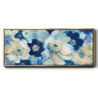 Bleu Nocturne II - toile encadrée