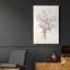 Reproduction florale rétro sur toile tendue-2065262163