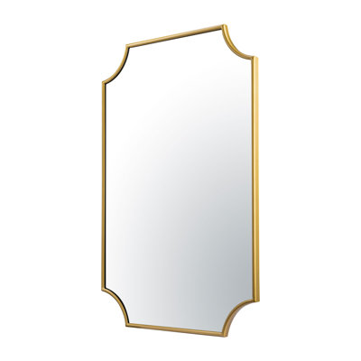 Carlton Wall Mirror - 22"W x 33"H - Gold